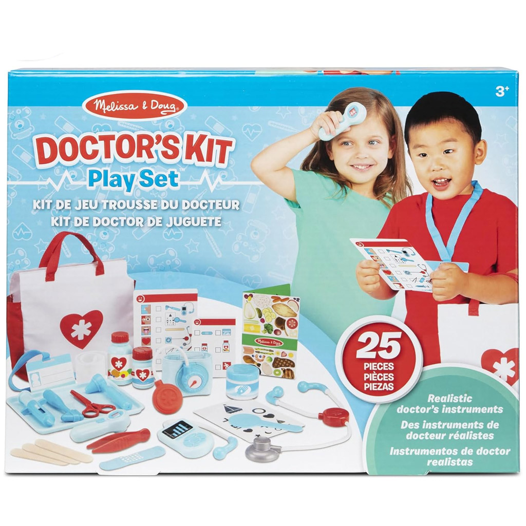 Melissa&Doug: Zestaw do zabawy w lekarza z torbą - Spin Master kép 1