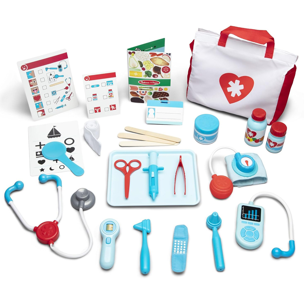 Melissa&Doug: Zestaw do zabawy w lekarza z torbą - Spin Master kép 2