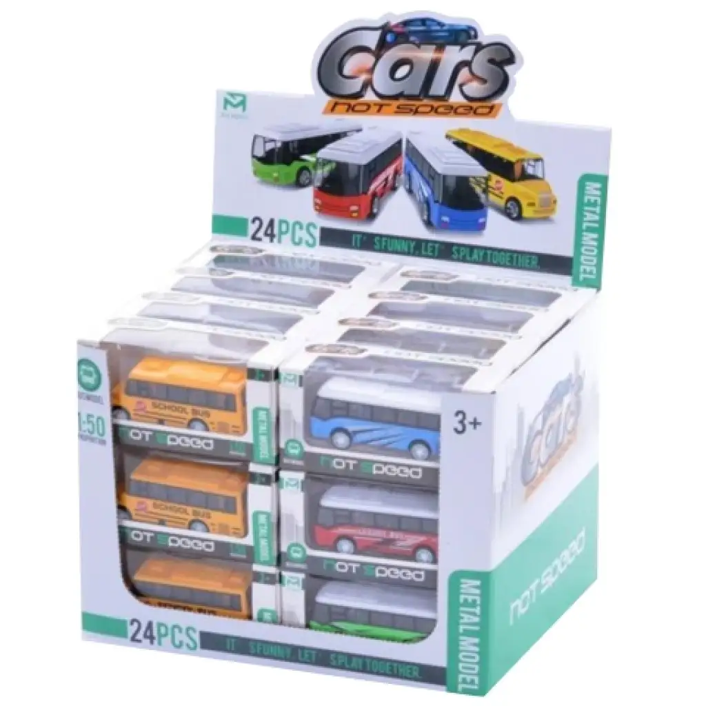 Metalowe autobusy w kilku wersjach 1/50 kép 1