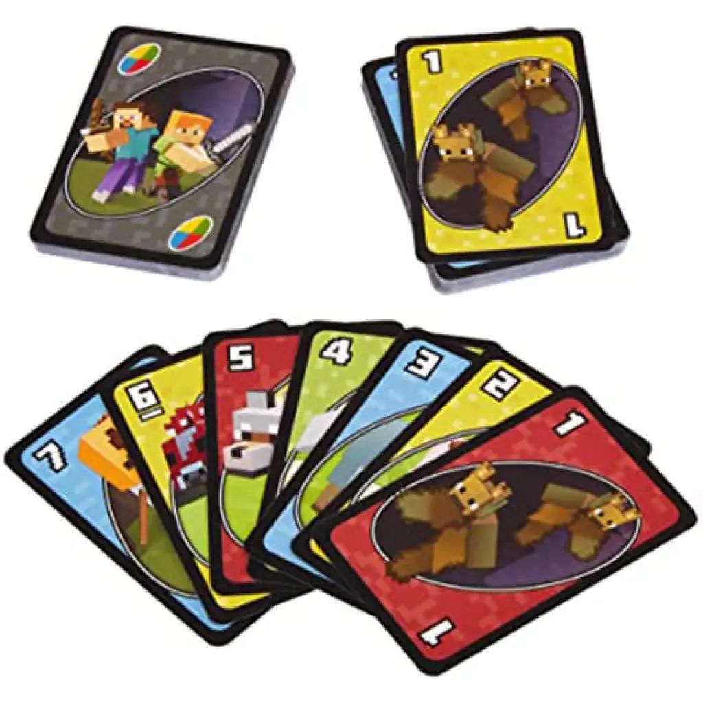 Minecraft UNO gra karciana - Mattel kép 2