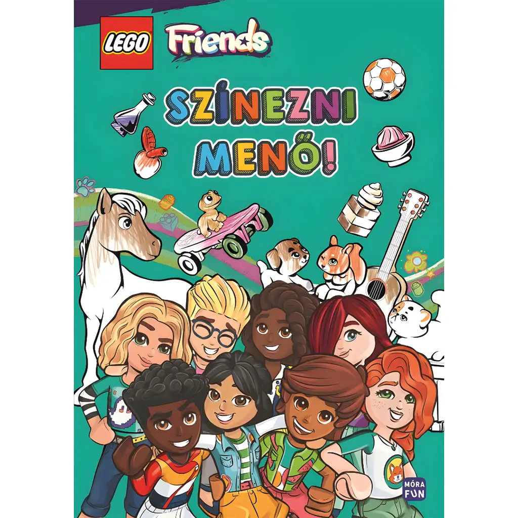Móra: LEGO® Friends - Kolorowanka z modnymi wzorami kép 1