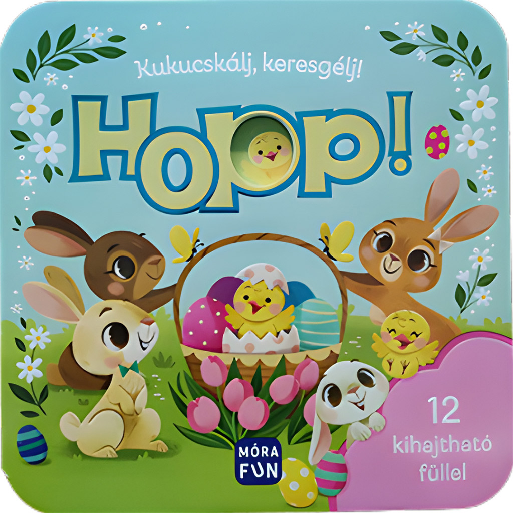 Móra: Zajrzyj, poszukaj! - Hopp! książka z bajkami z 12 rozkładanymi zakładkami kép 1