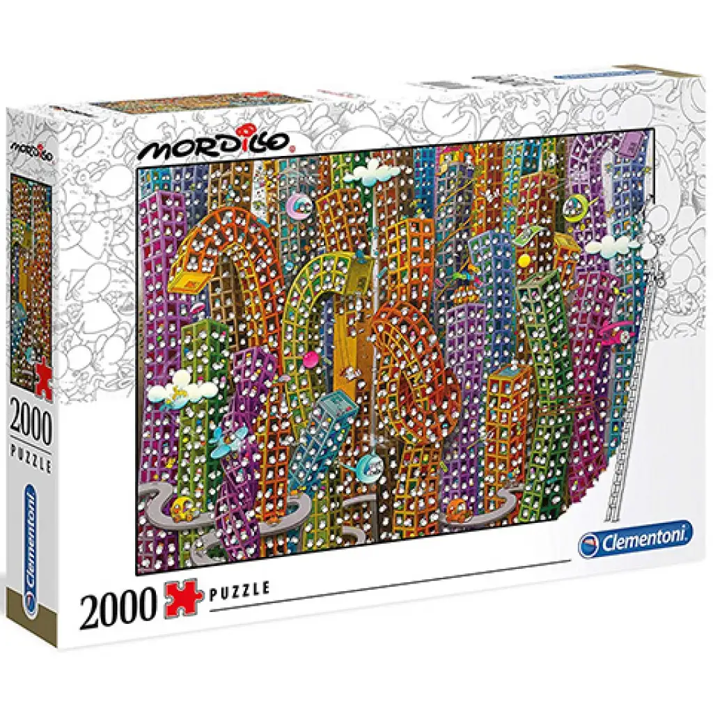 Mordillo Dżungla puzzle 2000 elementów - Clementoni kép 1