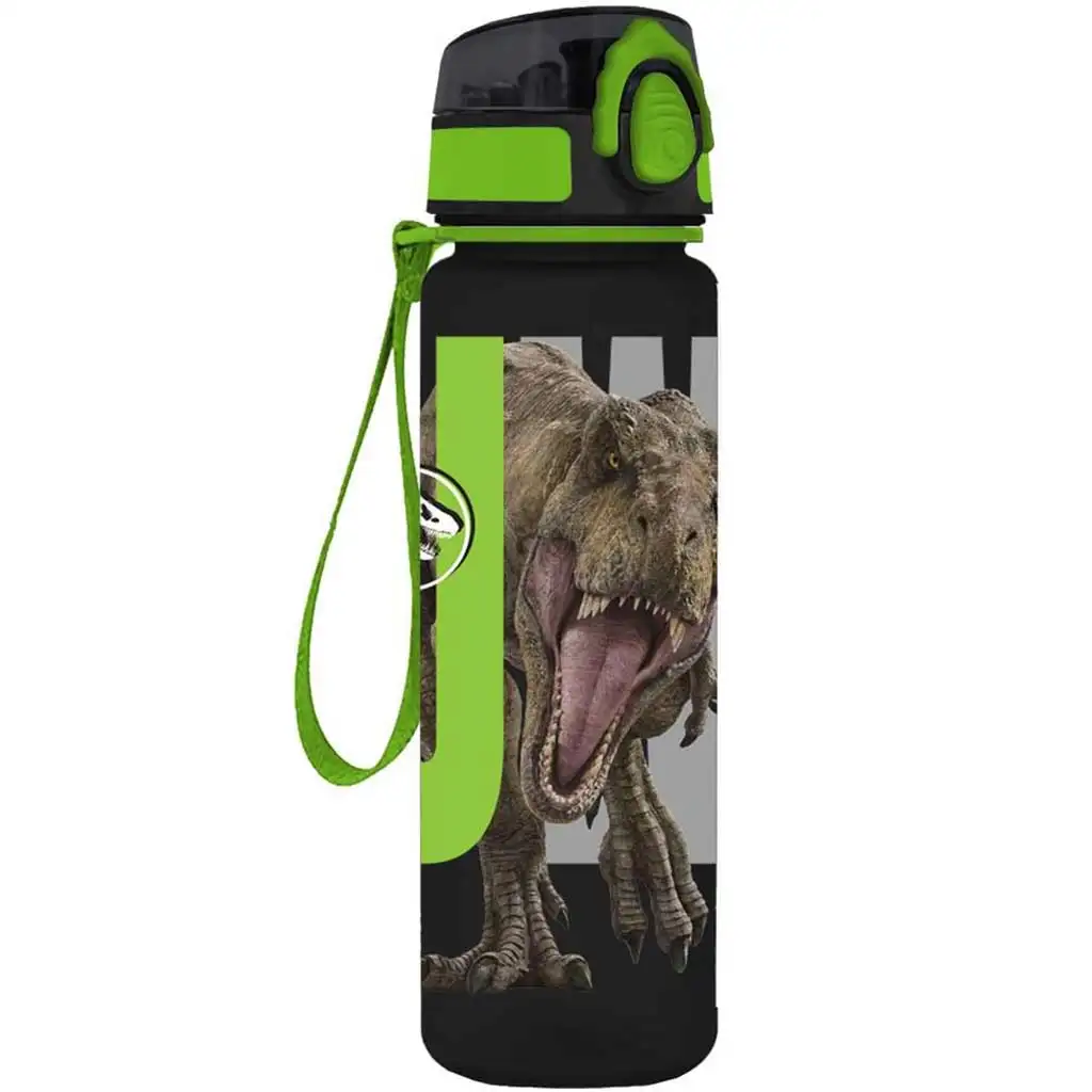 Must: Butelka na wodę z tworzywa sztucznego bez BPA z motywem dinozaurów Jurassic World, dostępna w dwóch wariantach, 650 ml kép 2