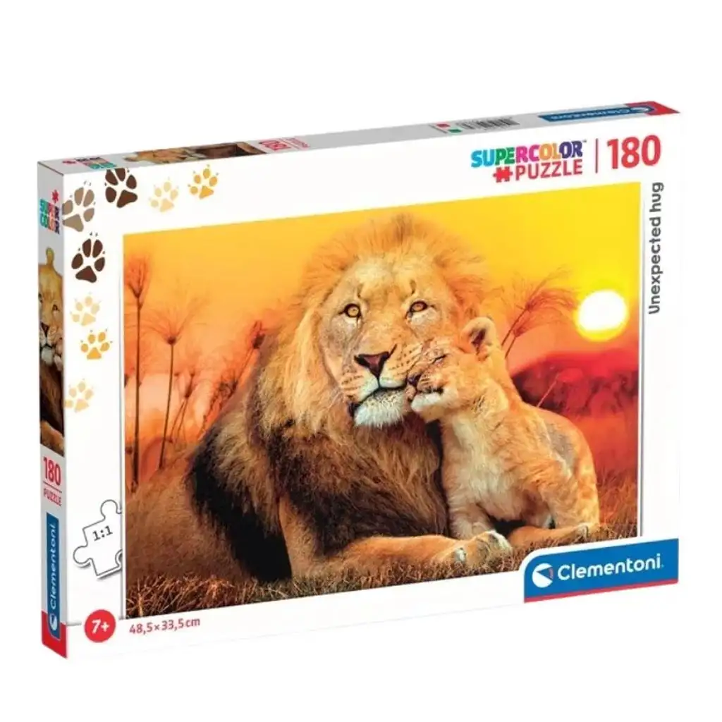 Nieoczekiwany uścisk 180-elementowe puzzle Super Color - Clementoni kép 1