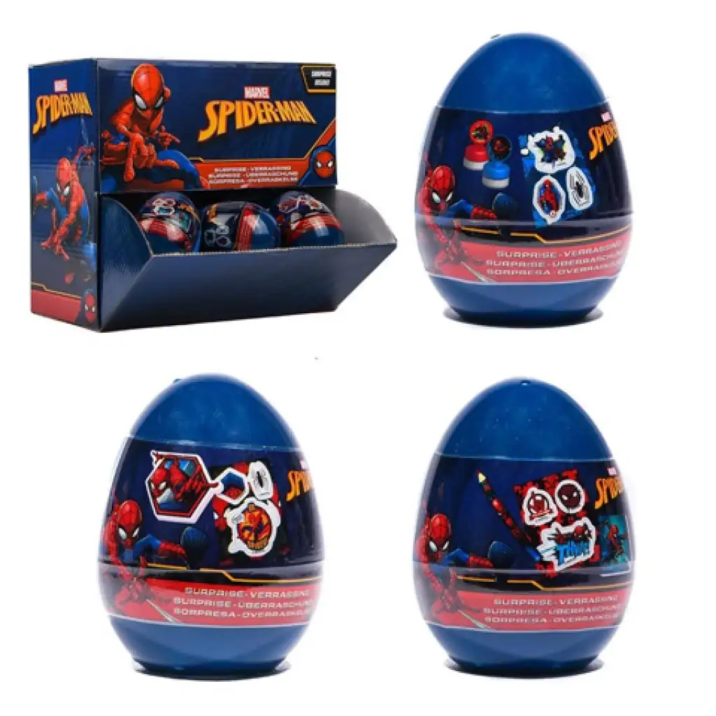 Niespodzianka jajko Spiderman niebieskie – Canenco kép 1
