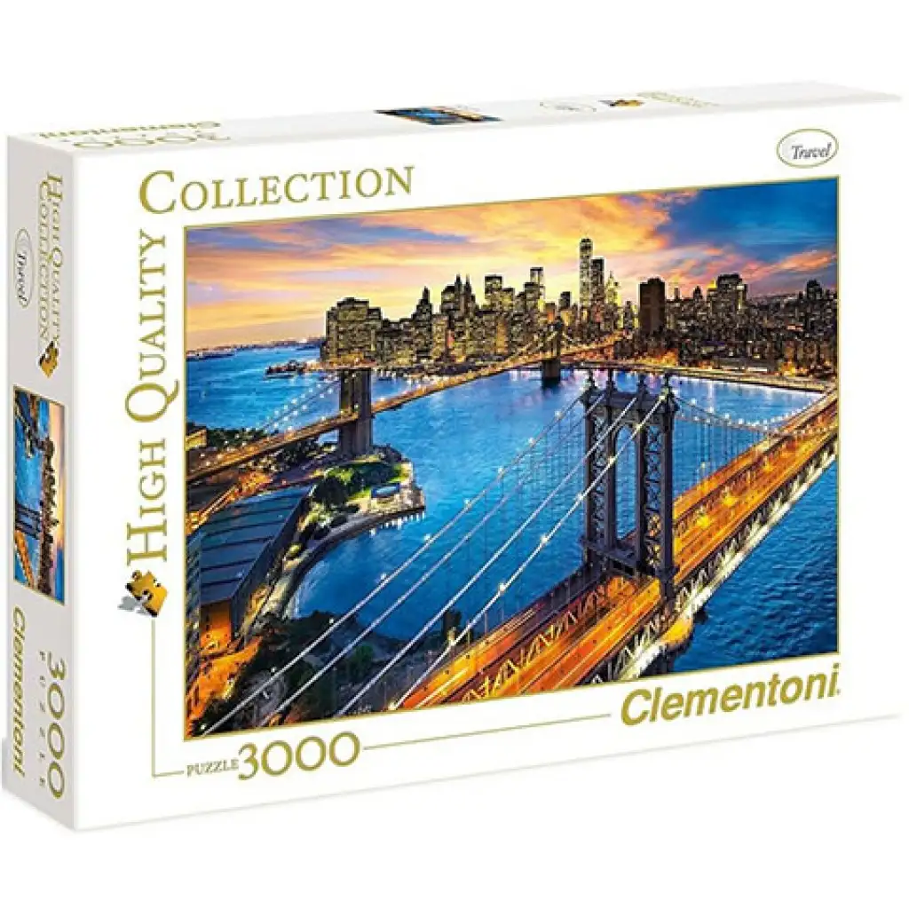 Nowojorska siedziba HQC, puzzle 3000 elementów - Clementoni kép 1