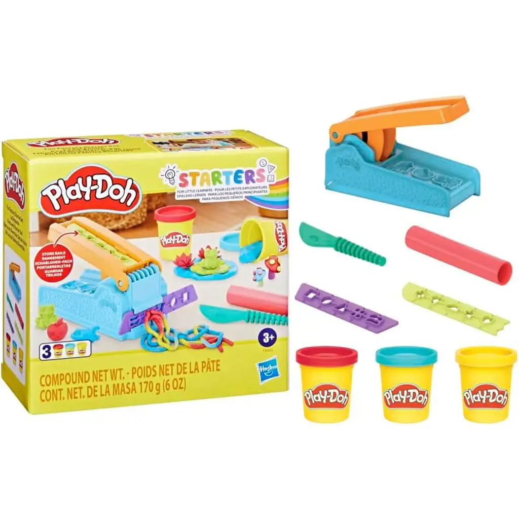 Play-Doh: Zestaw startowy Fun Factory z 3 pojemnikami ciastoliny 170g kép 4