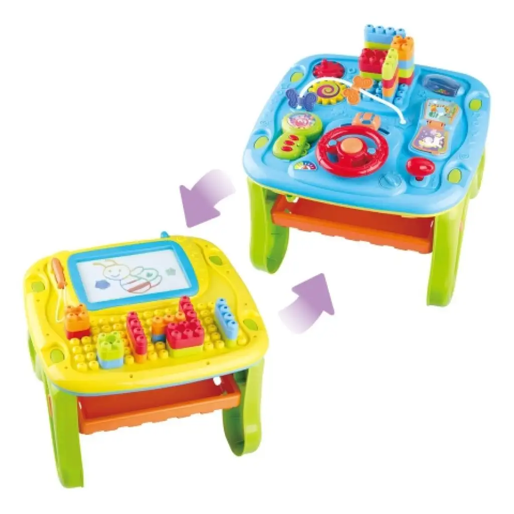 Playgo: Wielofunkcyjny dwustronny stół do zabawy. kép 2
