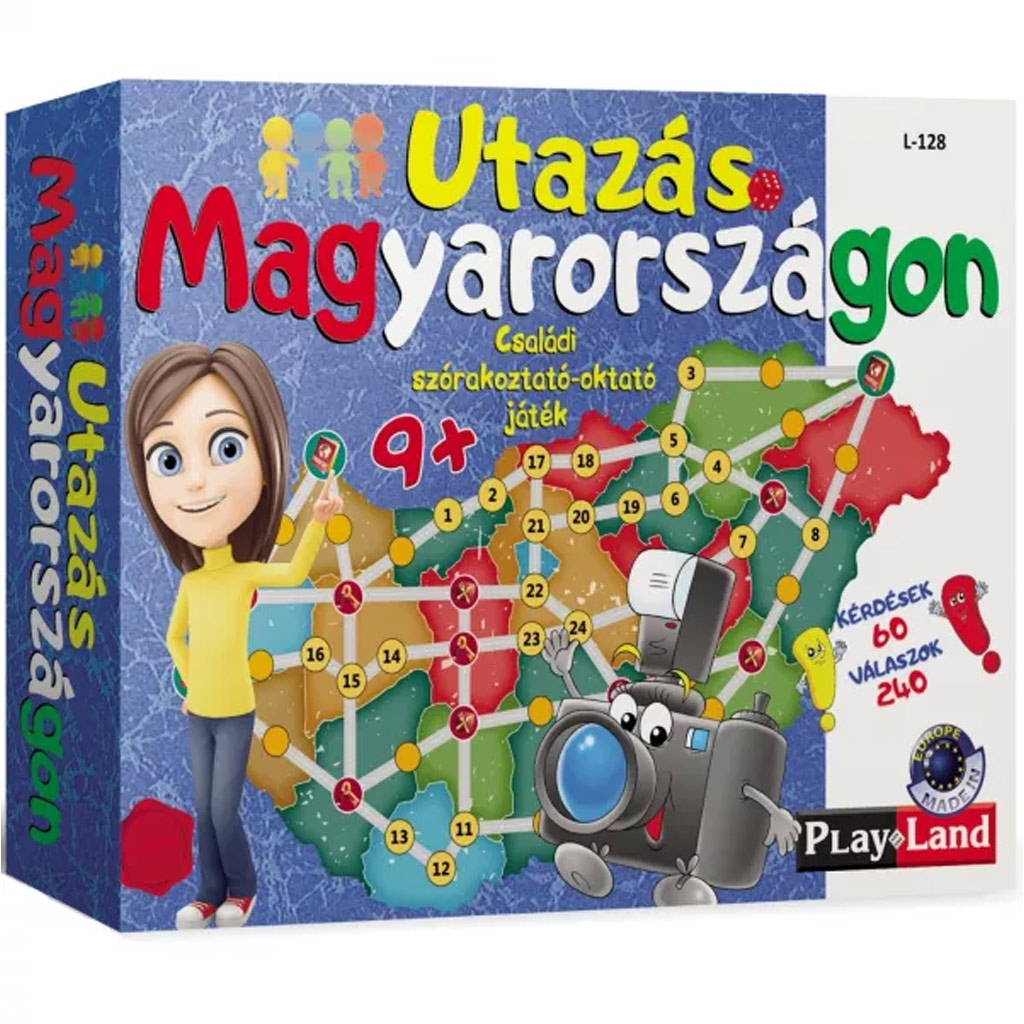 Playland: Podróż po Węgrzech gra planszowa kép 1