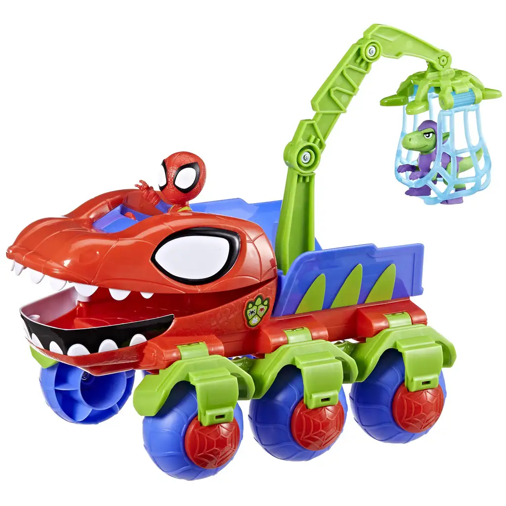 Póki i jego wspaniali przyjaciele: Samochód Crawler Póki z figurką Raptora - Hasbro kép 3