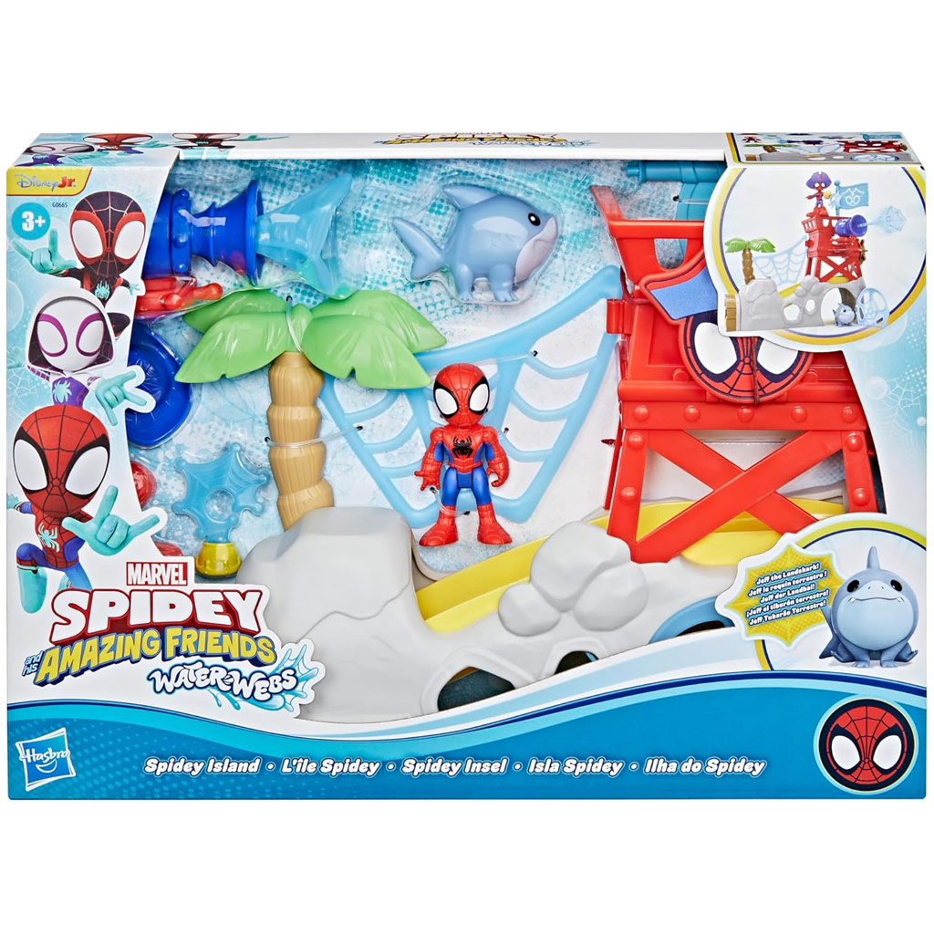 Póki i jego wspaniali przyjaciele Waterwebs: Zestaw do zabawy Wyspa Póki - Hasbro kép 1