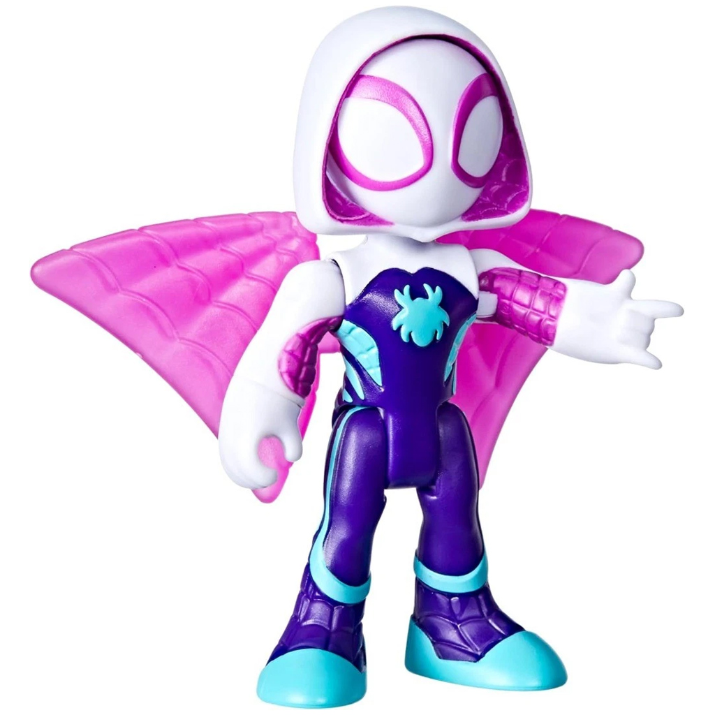 Póki i jego wspaniali przyjaciele: figurka Ghost-Spider z akcesorium - Hasbro kép 2