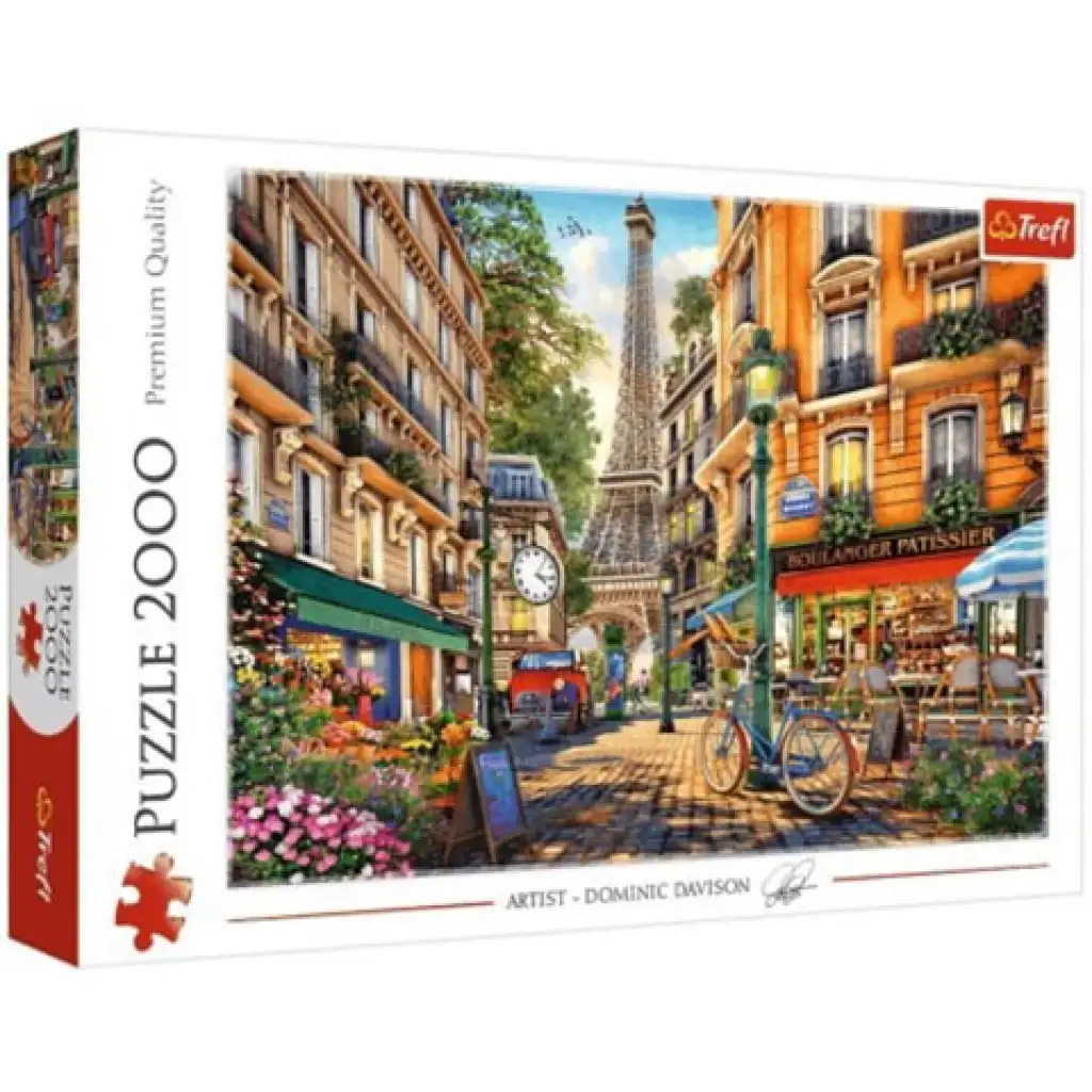 Popołudnie w Paryżu puzzle 2000 elementów - Trefl kép 1
