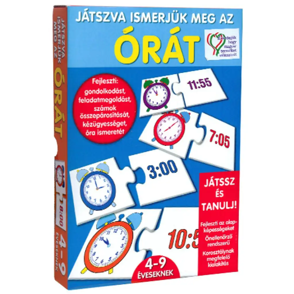 Poznajemy zegar poprzez zabawę. kép 1