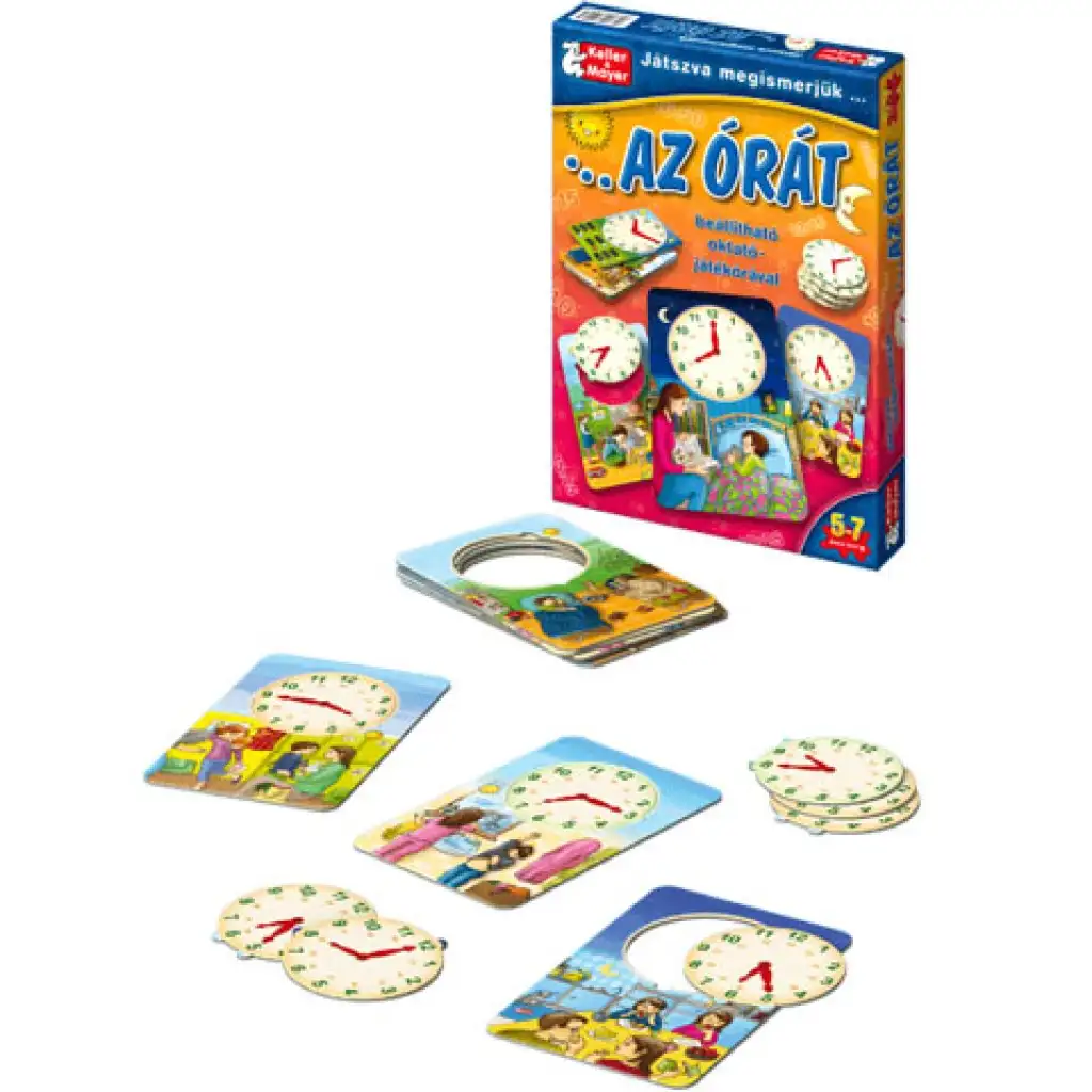 Poznajemy zegar poprzez zabawę w grę planszową. kép 2