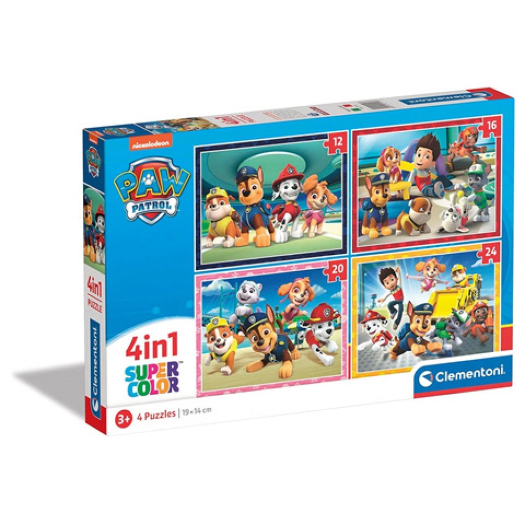 Psi Patrol 4 w 1 puzzle - Clementoni kép 1