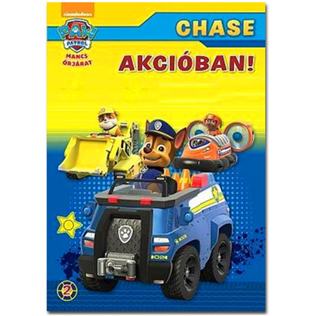 Psi Patrol: Chase w akcji! książka aktywnościowa kép 1