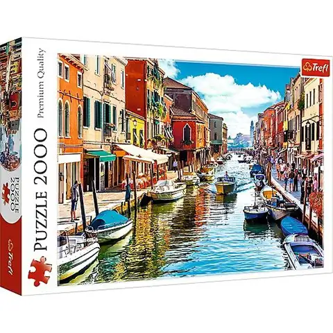 Puzzle 2000 elementów Murano - Wyspa Wenecja - Trefl kép 1