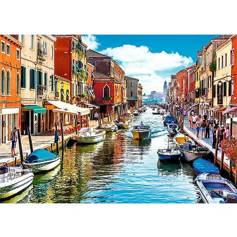 Puzzle 2000 elementów Murano - Wyspa Wenecja - Trefl kép 2