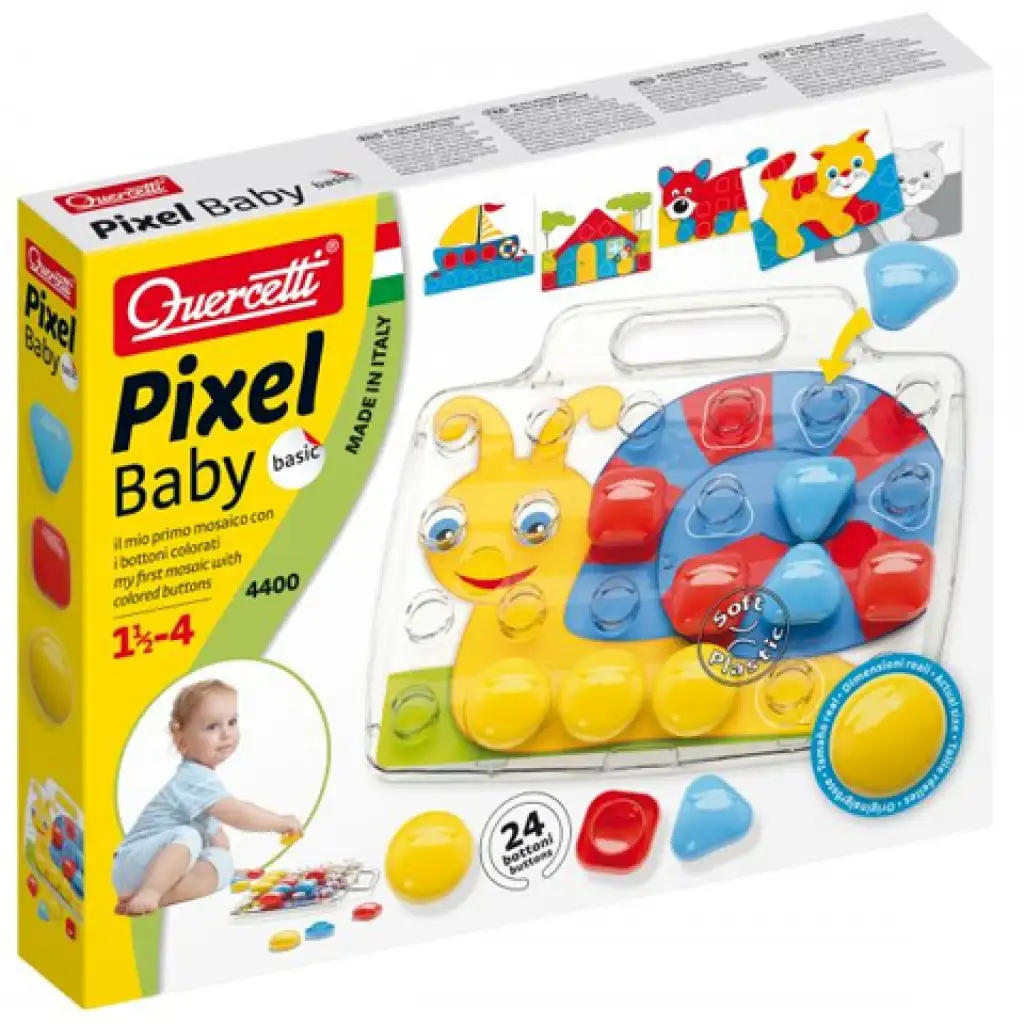 Quercetti: Pixel Baby Basic gigantyczne piksele kép 1