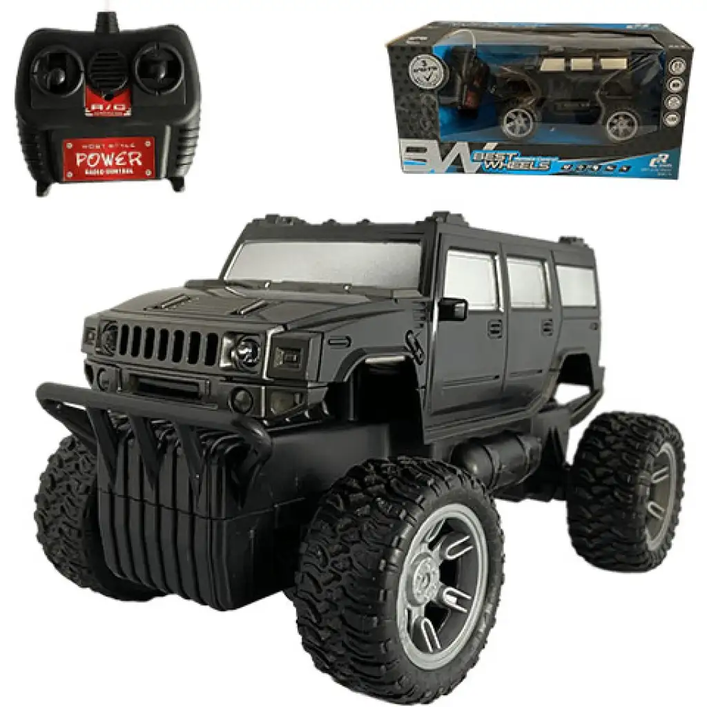 RC Off-Road zdalnie sterowany Hummer ze światłem 27 MHz, 22 cm, skala 1:14, w dwóch wersjach kép 1