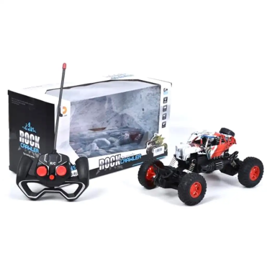 RC Zdalnie sterowany Crawler czerwono-biały samochód terenowy 1/18 2.4GHz kép 1