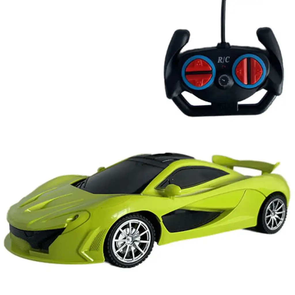 RC samochód sportowy z oświetleniem w dwóch wersjach, skala 1/22, 20 cm, 27 MHz kép 1