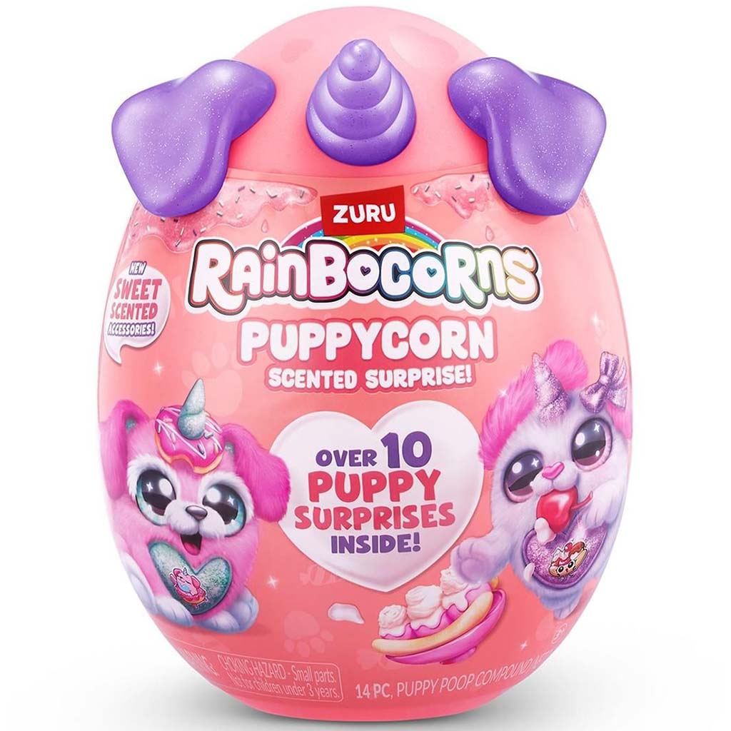 Rainbocorns: Pocket Puppycorn niespodzianka pachnąca pluszowa figurka pieska, różne rodzaje, 1 sztuka kép 1