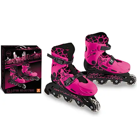 Rolki w kolorze różowo-czarnym 33-36 - Mondo toys kép 1