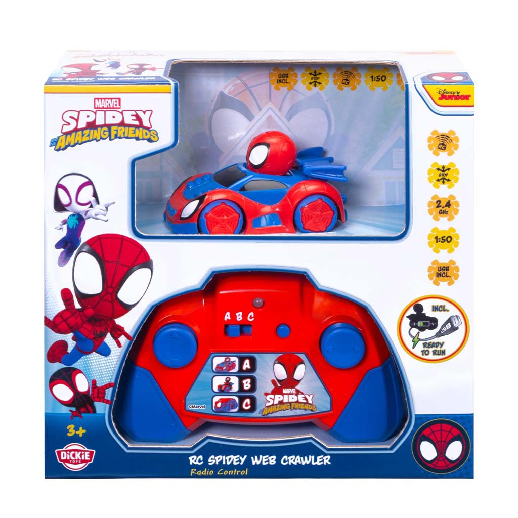 Samochód zdalnie sterowany Spider-Man 1/50 - Dickie Toys kép 1
