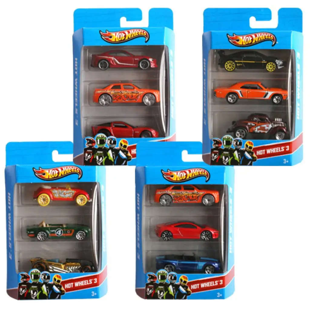 Samochodziki Hot Wheels (zestaw 3 sztuk) kép 1