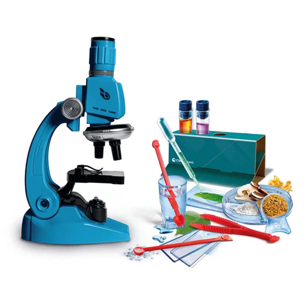 Science & Play: Zestaw do budowy super mikroskopu 1200x - Clementoni kép 3