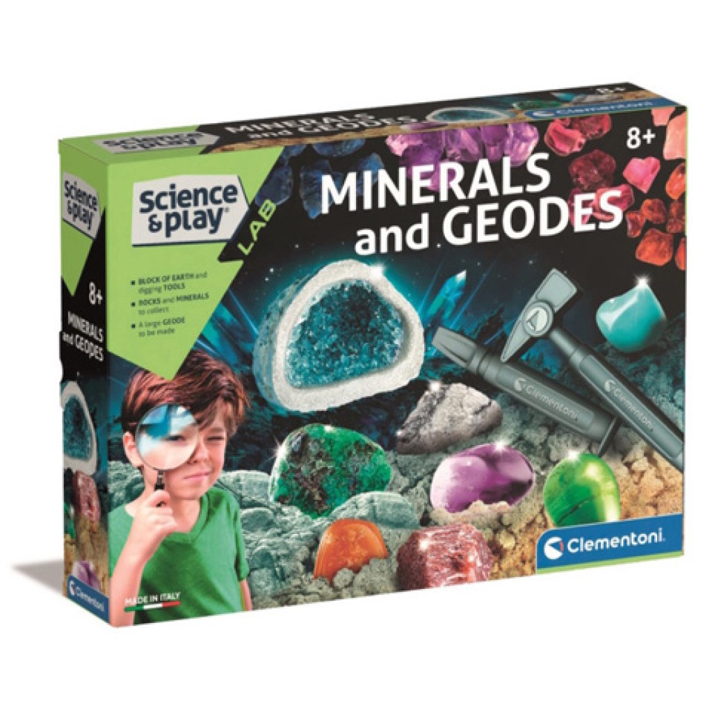 Science&Play: Zestaw naukowy Kryształy i Geody - Clementoni kép 1