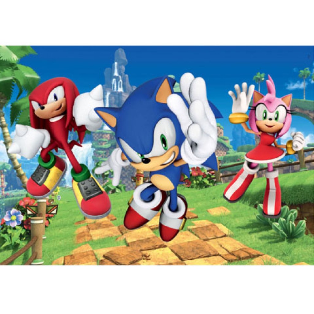 Sonic 104-elementowa Super Color Puzzle - Clementoni kép 2