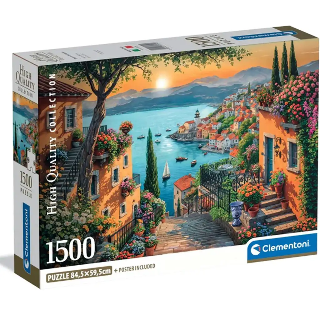 Spacer po porcie HQC 1500-elmentowa compact puzzle - Clementoni kép 1