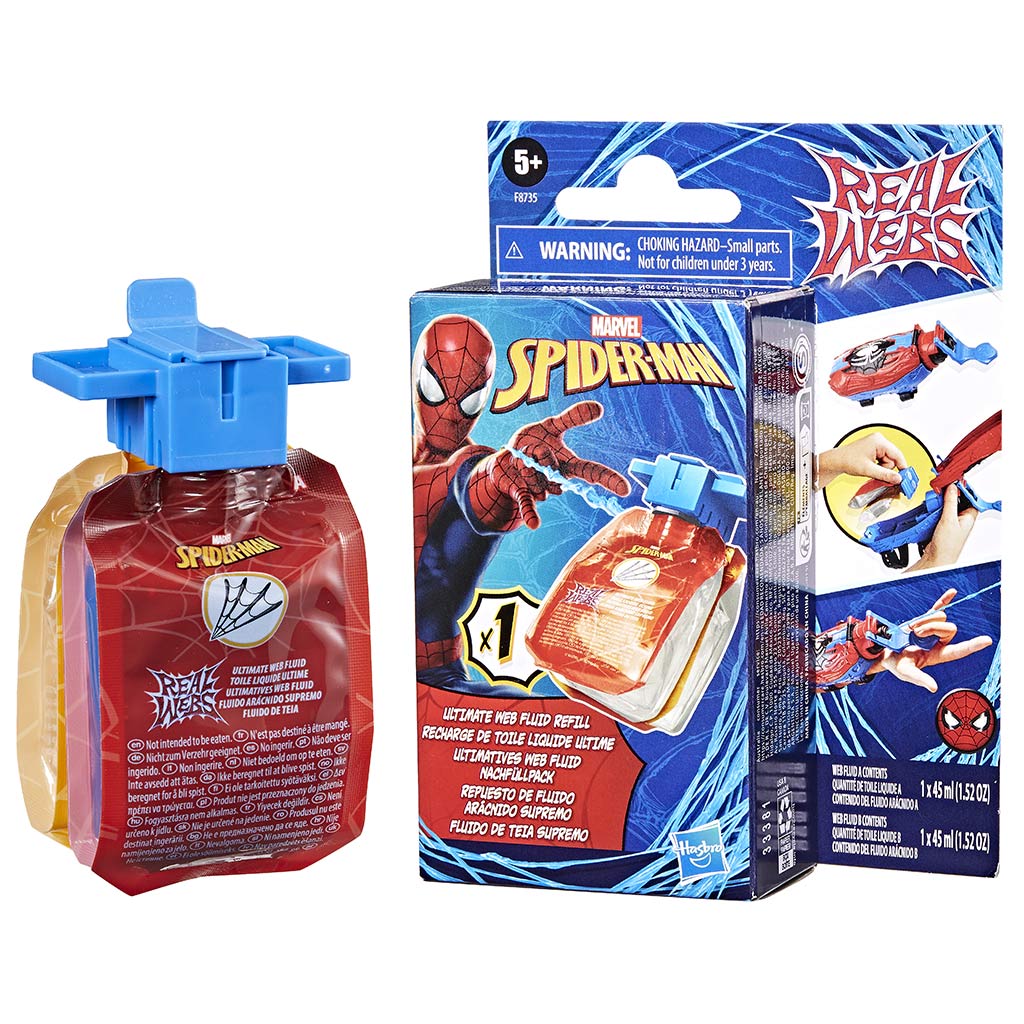 Spider-Man: Real Webs Ultimate płyn do uzupełniania wyrzutni sieci – Hasbro kép 2