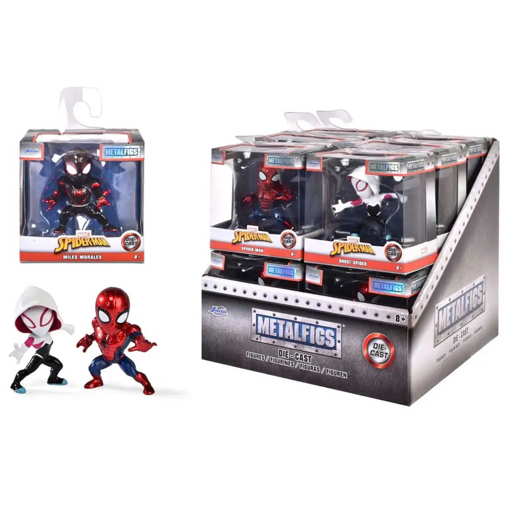 Spider-Man: Spider i jego niesamowici przyjaciele premium metalowa figurka akcji 7cm w różnych wariantach 1 sztuka - Jada Toys kép 1