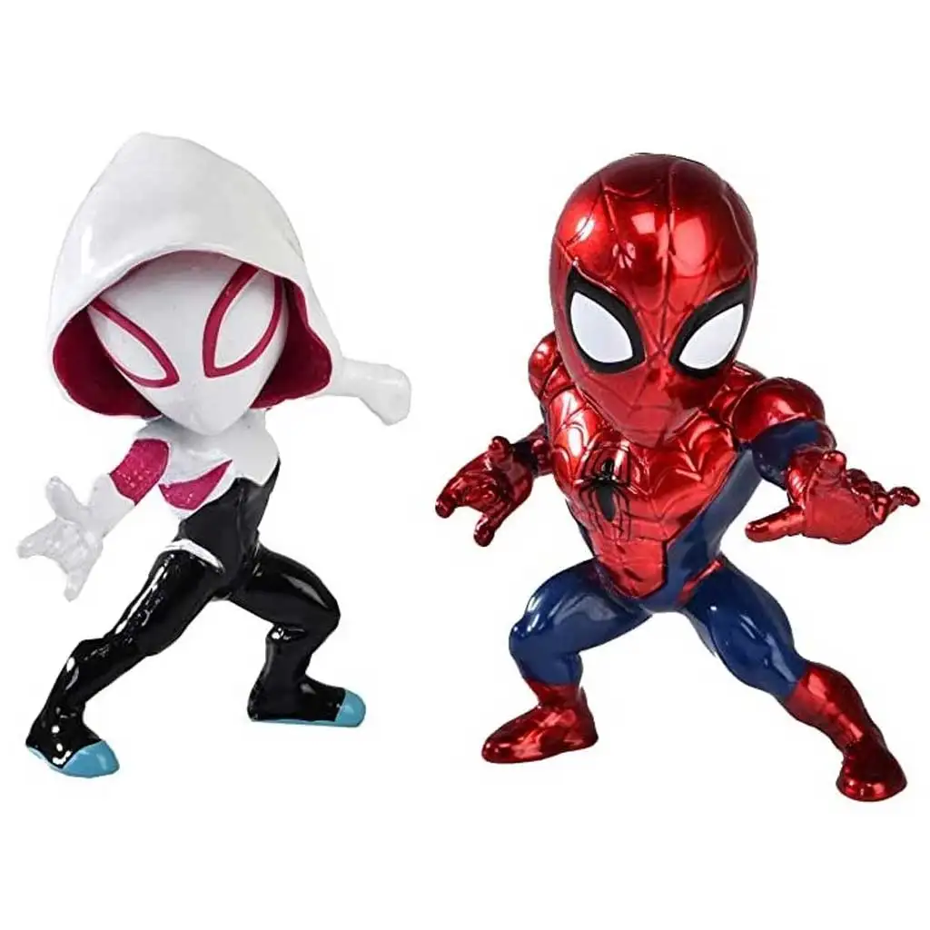 Spider-Man: Spider i jego niesamowici przyjaciele premium metalowa figurka akcji 7cm w różnych wariantach 1 sztuka - Jada Toys kép 3
