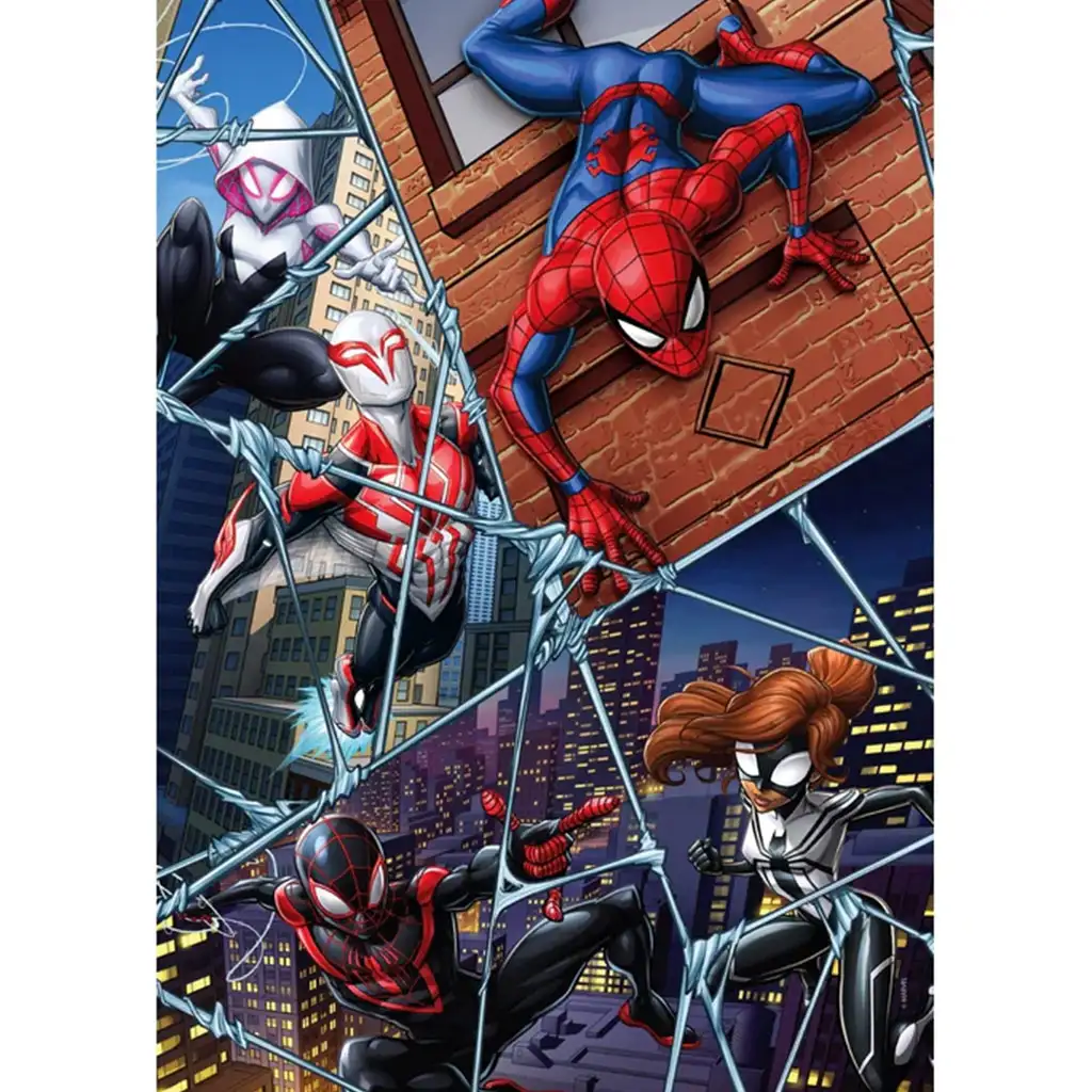 Spider-Man bohaterowie multiwersum 104-elementowa supercolor układanka - Clementoni kép 2