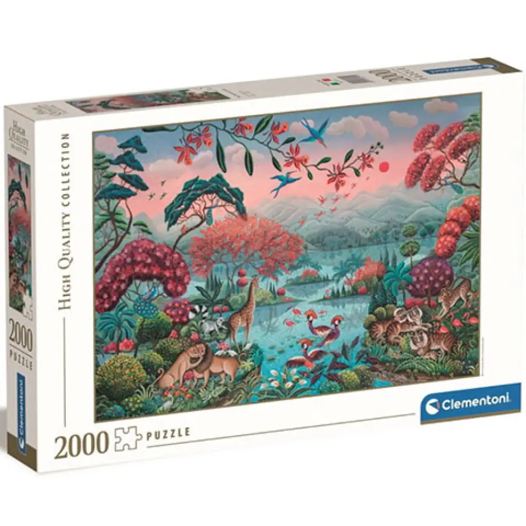 Spokojna dżungla HQC puzzle 2000 elementów - Clementoni kép 1