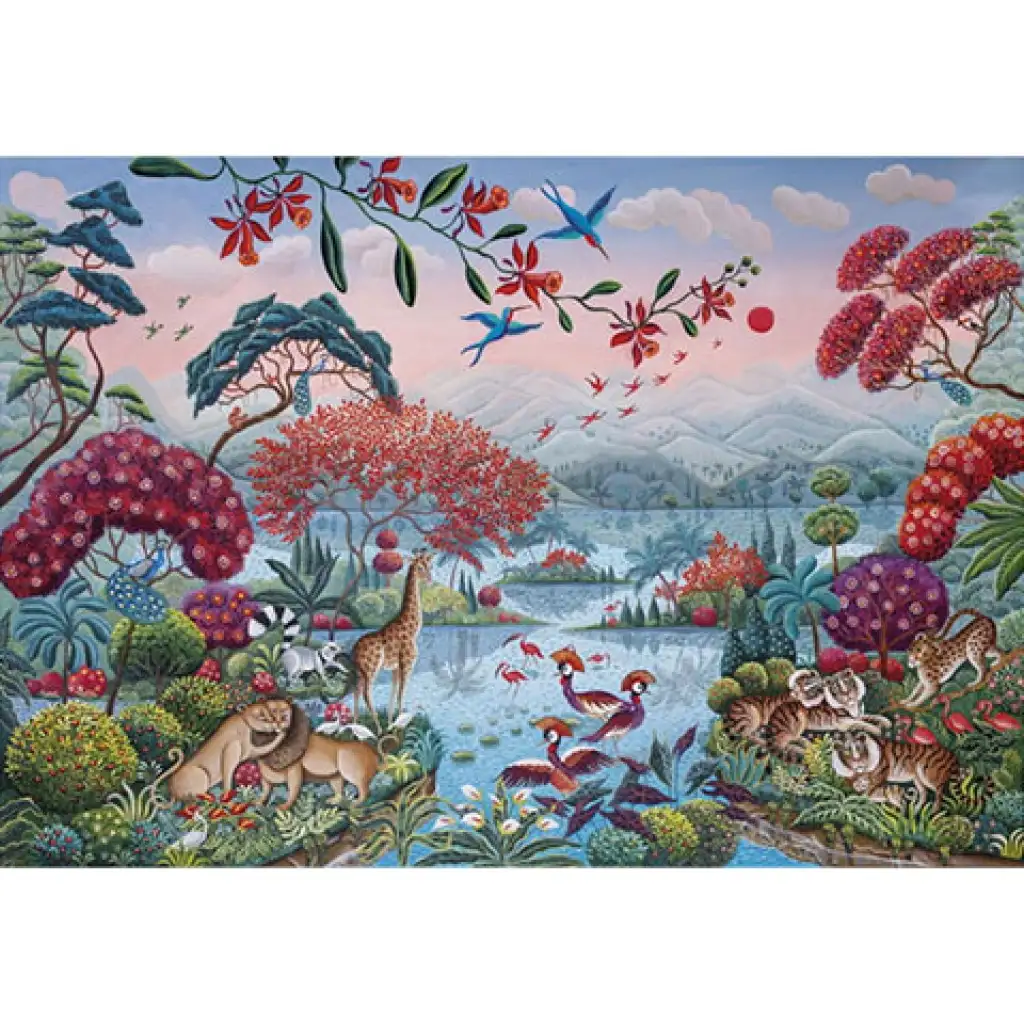 Spokojna dżungla HQC puzzle 2000 elementów - Clementoni kép 2