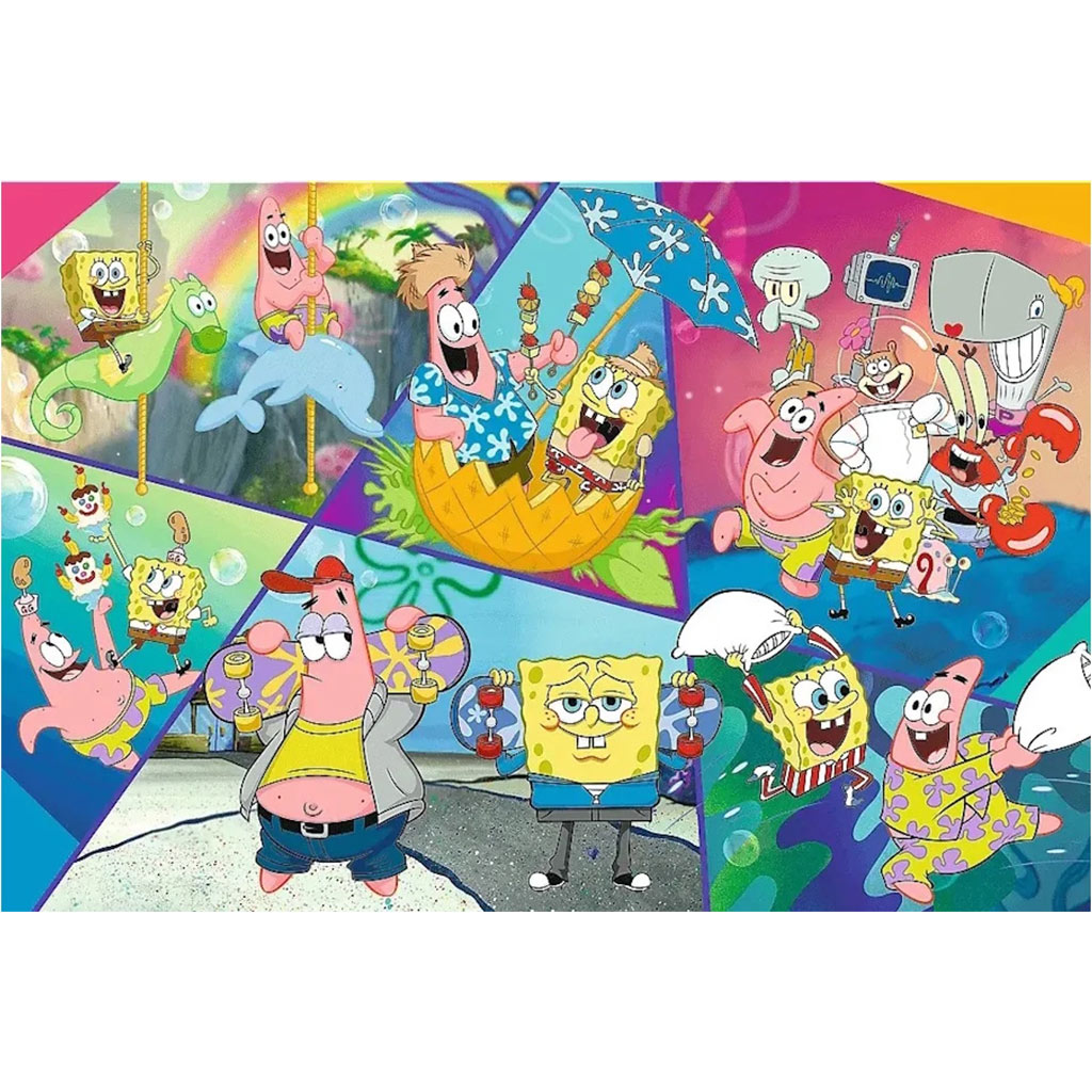 SpongeBob i mieszkańcy Bikini Dolnego, puzzle 300 elementów - Trefl kép 2