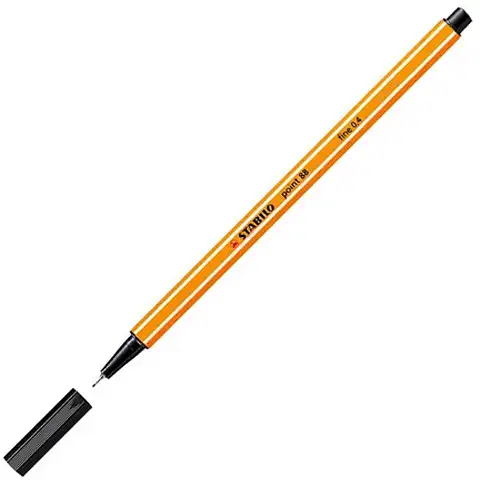 Stabilo: Point 88 cienkopis w kolorze czarnym, 0,4 mm kép 2