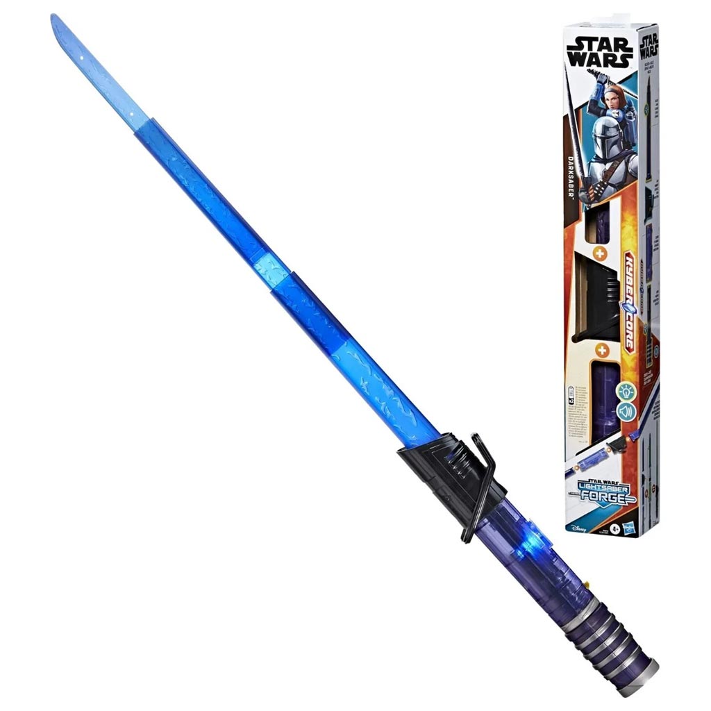 Star Wars Lightsaber Forge: Darksaber otwierany elektroniczny miecz świetlny ze światłem i dźwiękiem – Hasbro kép 2