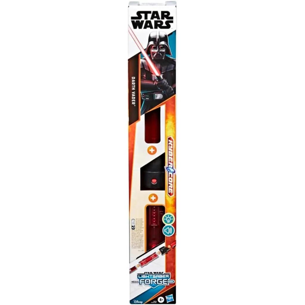 Star Wars Lightsaber Forge: Elektroniczny otwierany miecz świetlny Dartha Vadera ze światłem i dźwiękiem – Hasbro kép 1