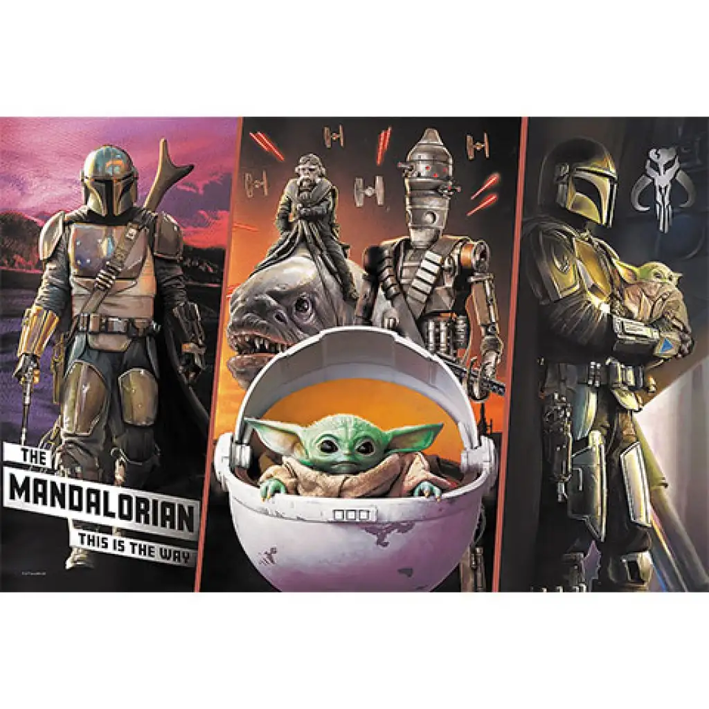 Star Wars: Tajemniczy Baby Yoda puzzle 300 elementów – Trefl kép 2