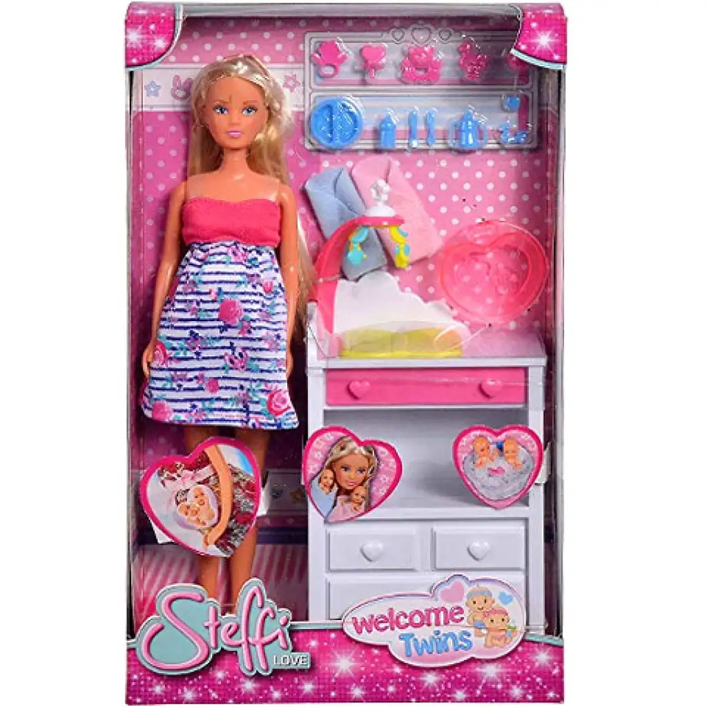Steffi Love: Ciężarna lalka Steffi Love z akcesoriami - Simba Toys kép 1