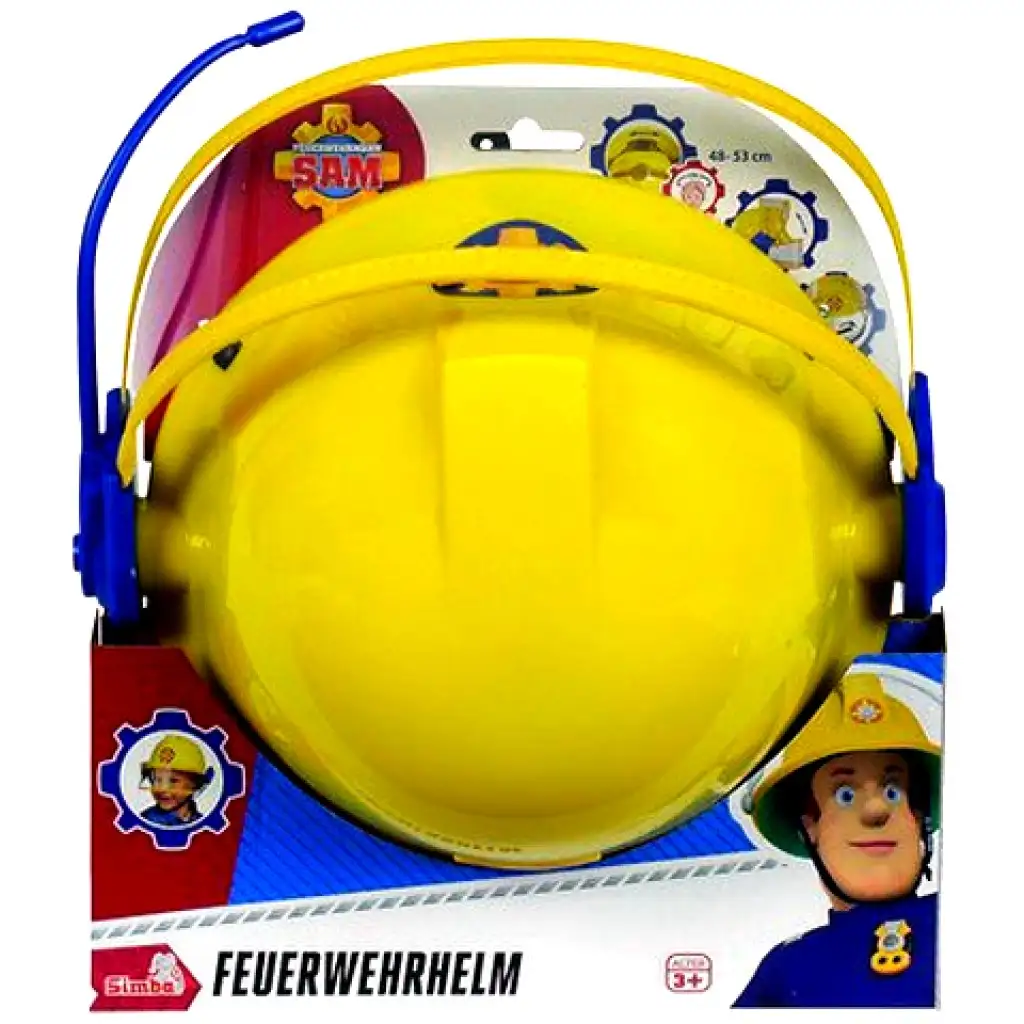 Strażak Sam: Kask strażacki z mikrofonem - Simba Toys kép 1