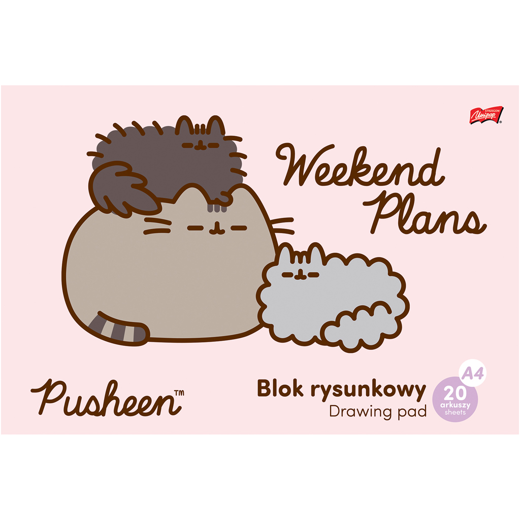 Szkicownik Pusheen A4, 20 stron kép 1
